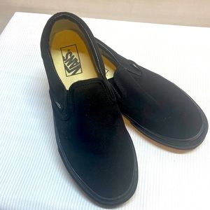 Black loafer vans ladies 9 mens 7.5  721461